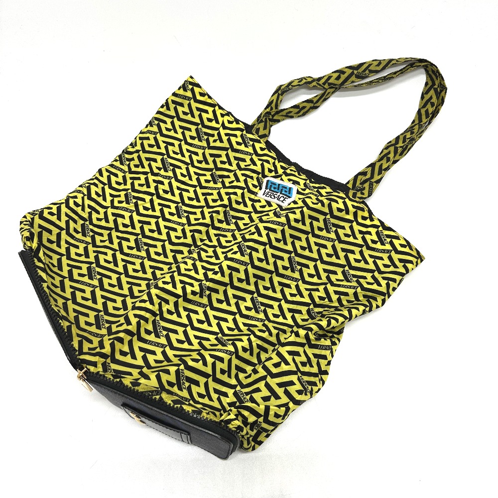 トートバッグ グレカ 折り畳み カバン エコバッグ ショルダーバッグ 肩掛け ナイロン ブルー