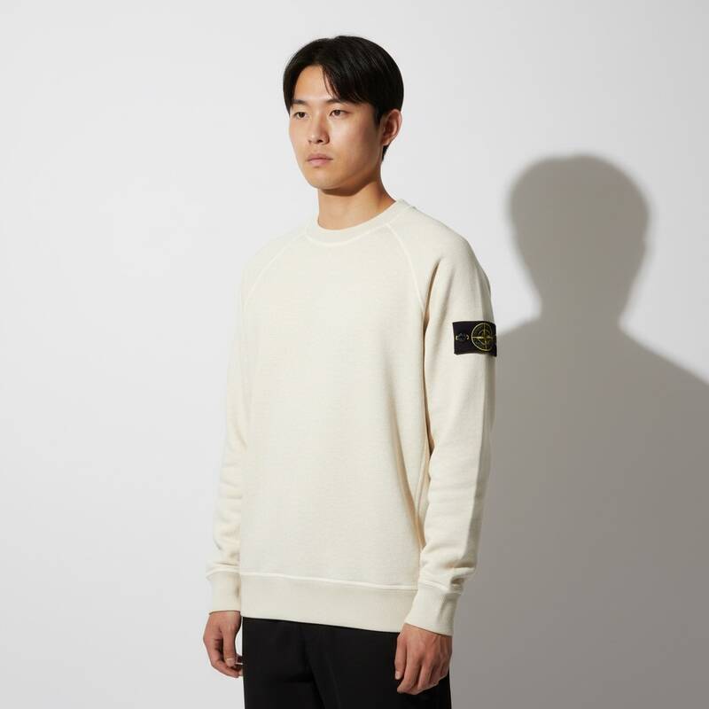 [ロロモダ] ストーンアイランド クラシック ワッペン パッチ メンズ マンツーマン / S156100020-S0060-V0195