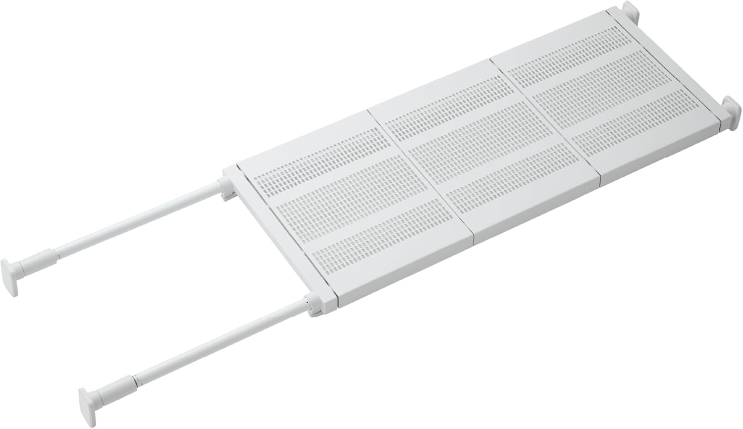 HEIAN SHINDO つっぱり棚 強力ワイドタイプ フラットメッシュ L マットホワイト 取付幅95-150cm 耐荷重15-45kg TDW-LWH 平安伸銅工業