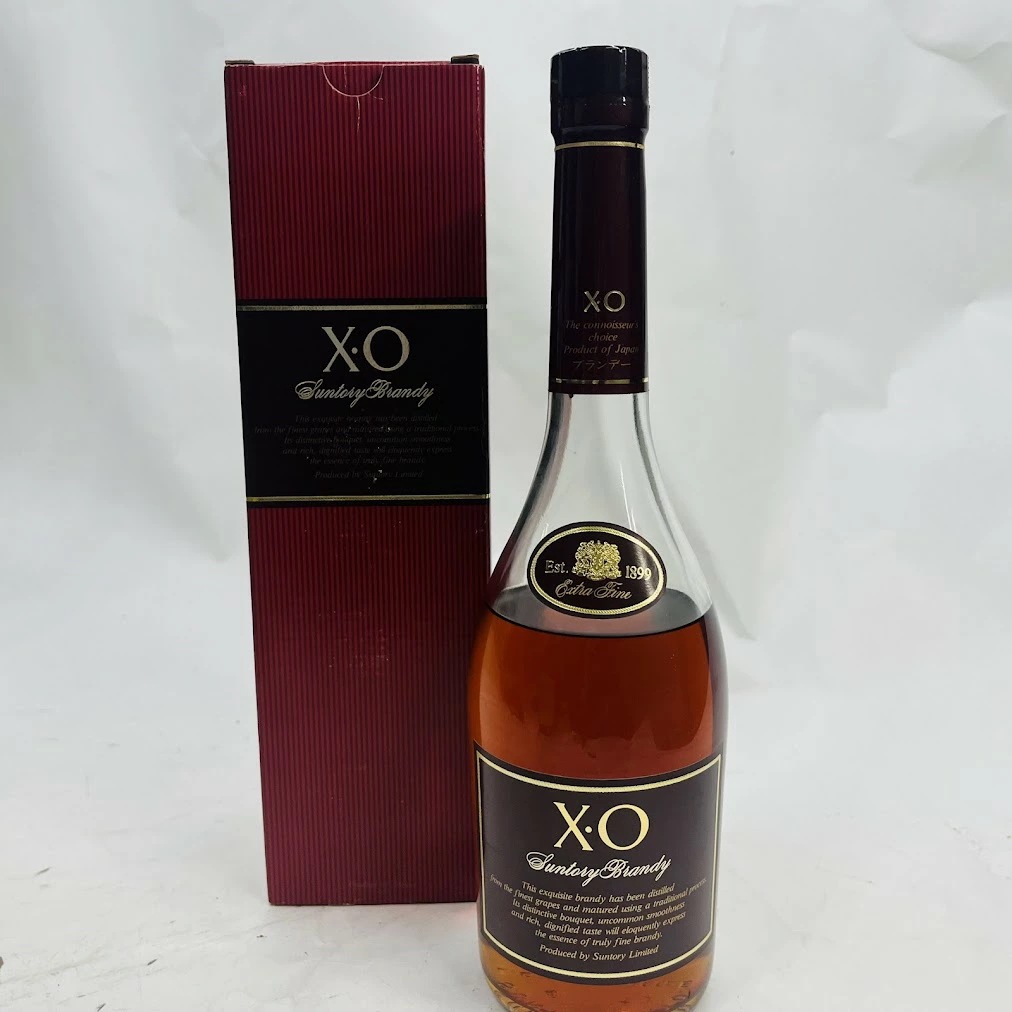 【未成年の飲酒は法律で禁じられています】サントリー ブランデー　XO スリムボトル 箱入り 720ml 40度 液ヘリ 4,904円