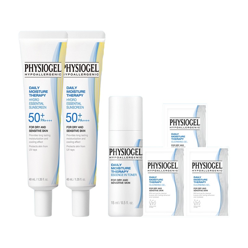 フィジオゲルDMTハイドロエッセンシャルサンスクリーンSPF 50+ PA++++ 40ML 2個 + エッセンスイントナー15ml + サシェ贈呈