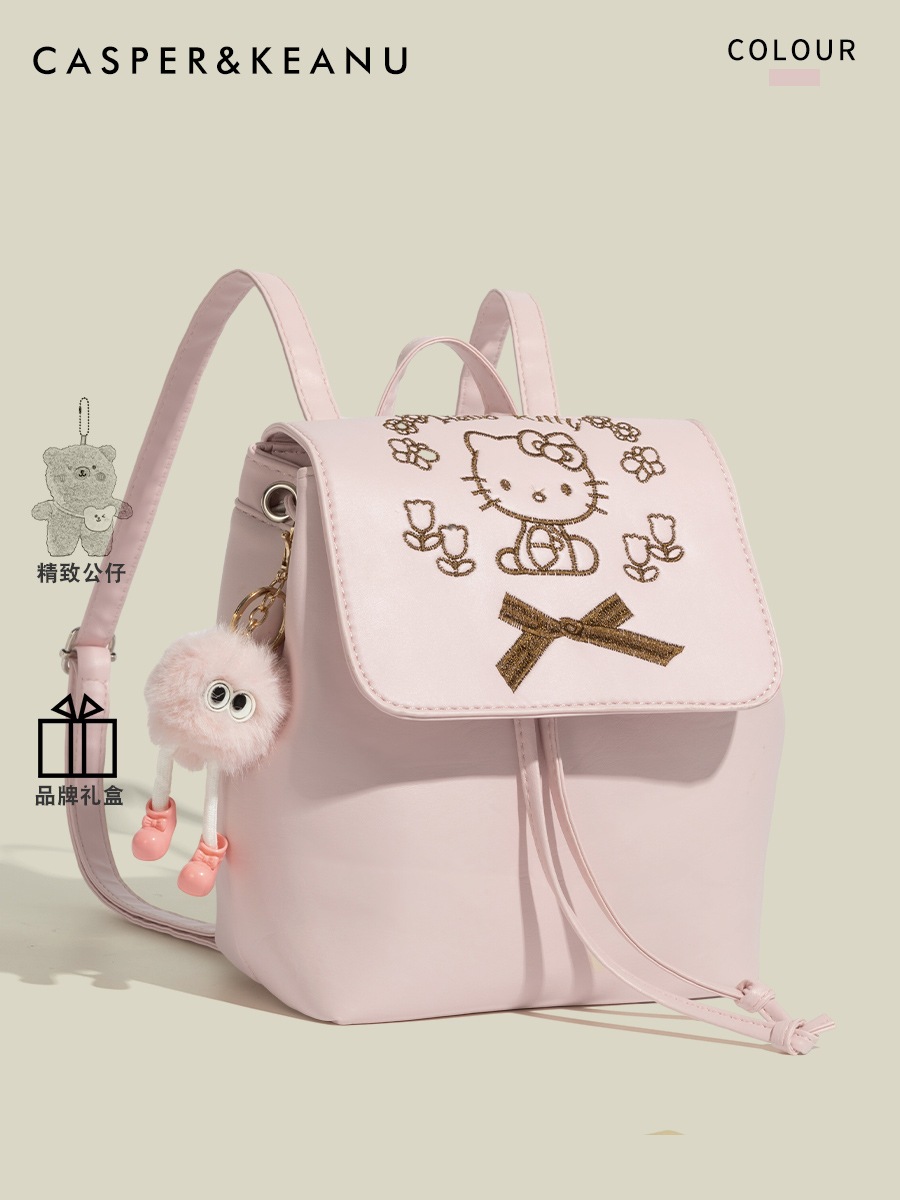 大衆デザインの甘いかわいいハローキティ少女ランドセル