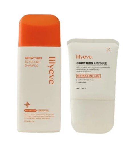 [3Dボリュームケアセット]3Dボリュームシャンプー200ml +グローターンヘアアンプル100ml/抜け毛ケア/抜け毛ケア