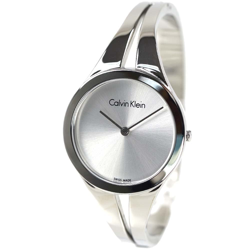 [訳ありアウトレット/箱] カルバンクライン 腕時計 レディース ステンレス シルバー バングルウォッチ Calvin Klein K7W2M116