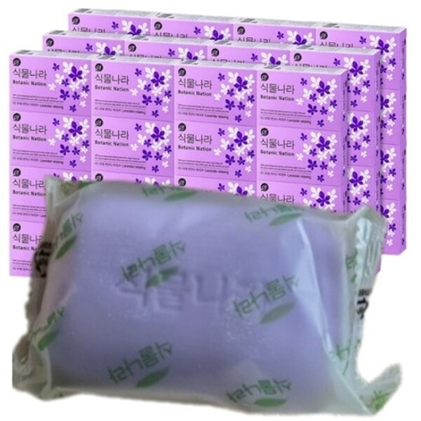 植物の国 ラベンダー リラクシング石鹸 100g x 48個 WB