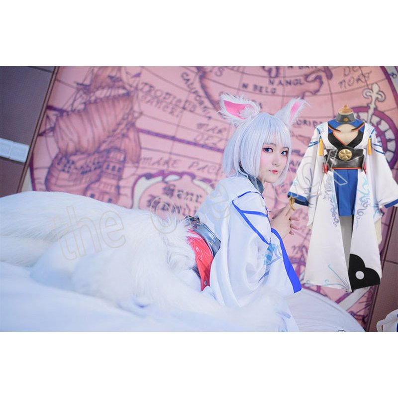 アズールレーン 風 加賀 風 コスプレ衣装 着物 イベント パーティー コスチューム 変装