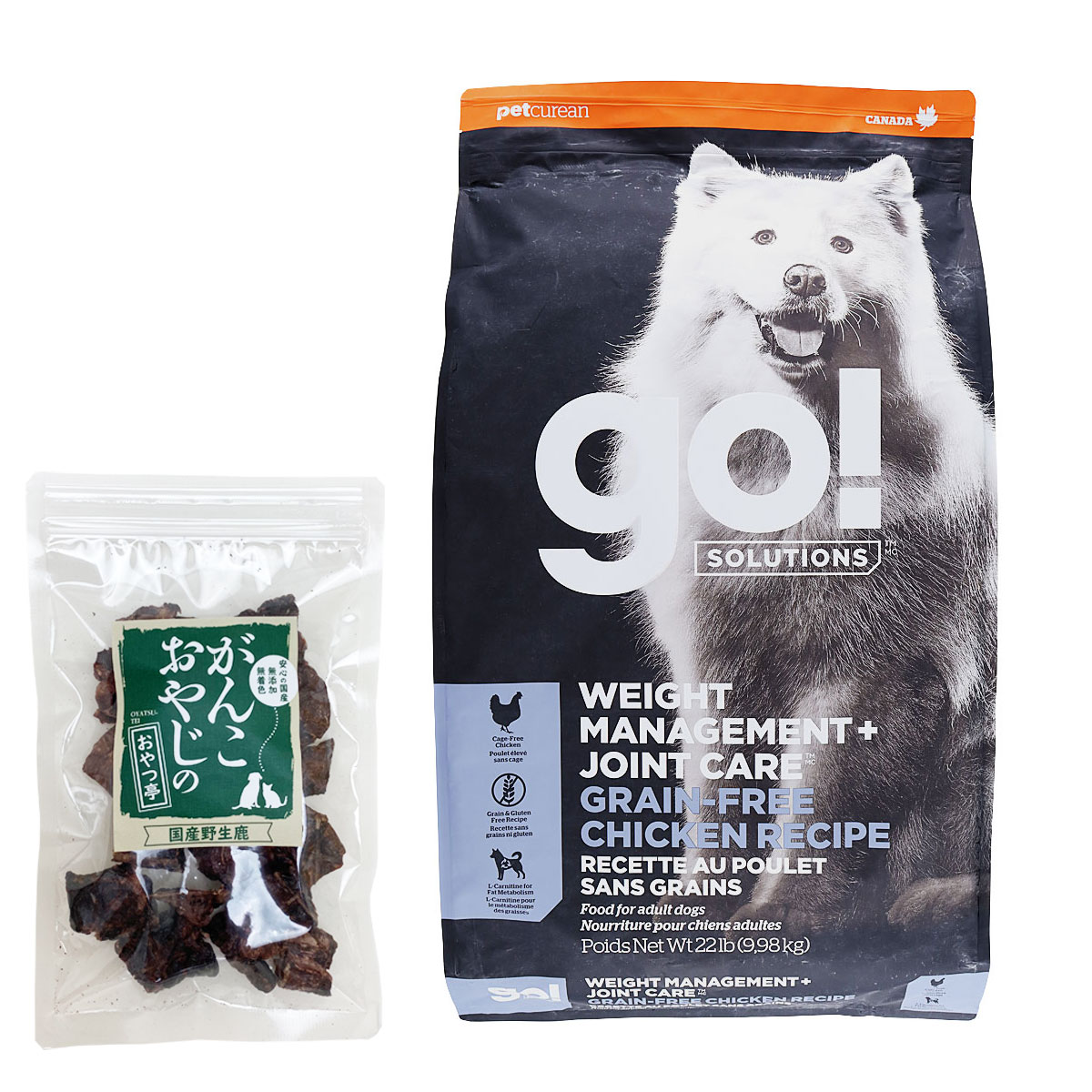 GO! ゴー ソリューションズ ダイエット+関節ケア チキン 9.98kg【国産鹿ラング15g付き】ドッグフード
