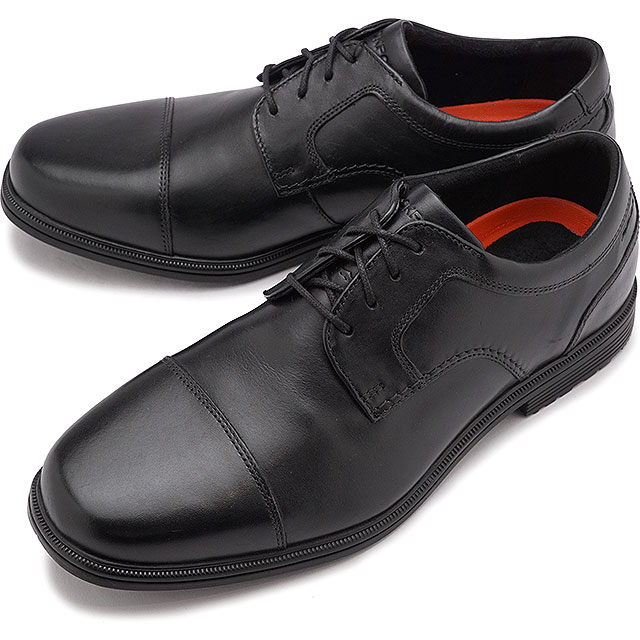 レザーシューズ テイラー ウォータープルーフ キャップ トゥ [CI0822W] Taylor WP Cap Toe メンズ 革靴 ワイドワイズ ビジネス 防水 Black 黒 ブラック系