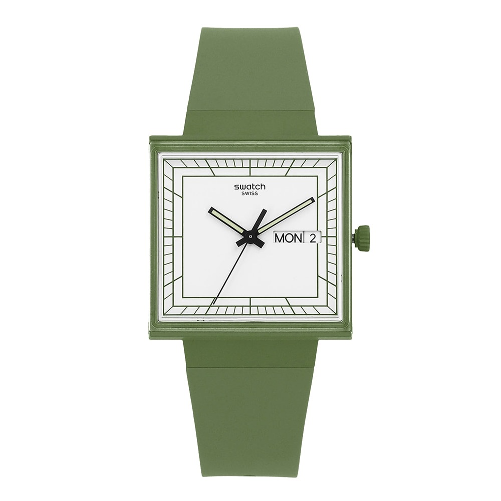 スウォッチ ウォッチ BIOCERAMIC WHAT IF GREEN SO34G700