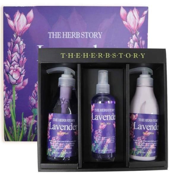 RGK371P5 ザ·ハブストーリー ボディケア 3点ギフトセット Cラベンダー
