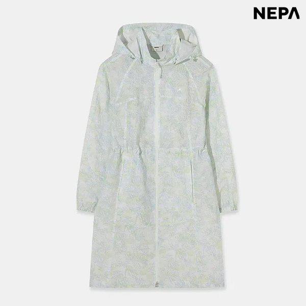女性モノメッシュロングジャケット（7M40664-L22）