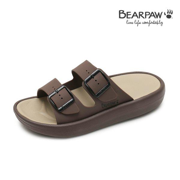 (BEARPAW) 男性用スリッパ NOVA ブラウン K222058RBM