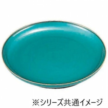 福井クラフト 尺2冠皿 トルコ深海 53290070