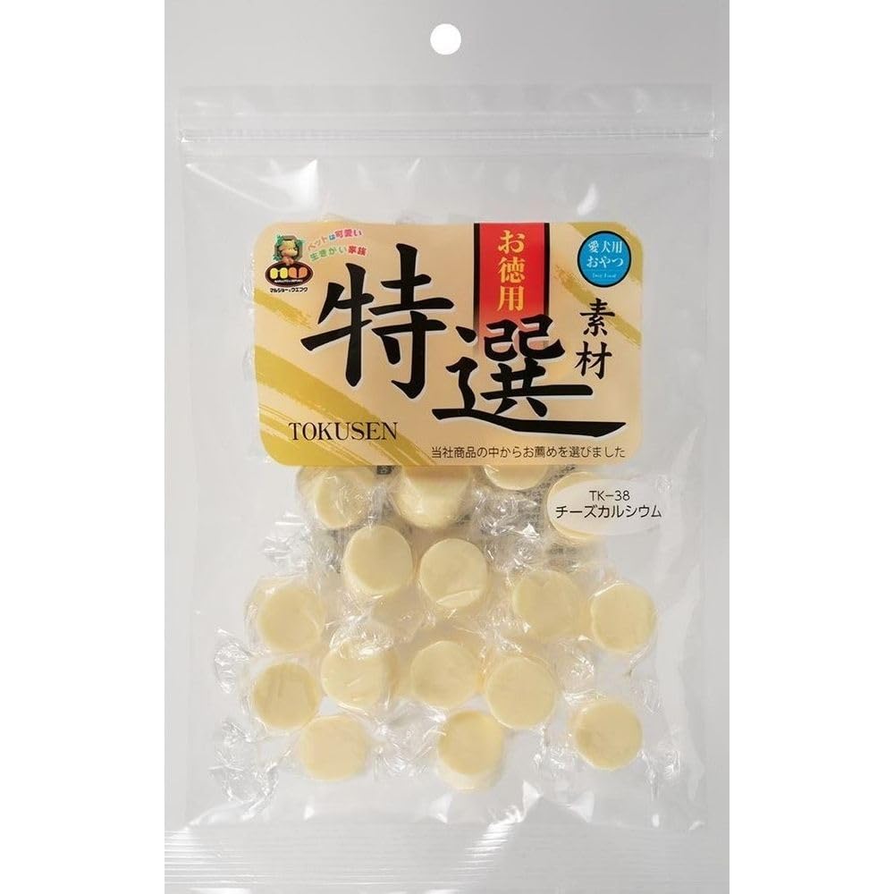 Qoo10最安値挑戦 （まとめ買い）マルジョー＆ウエフク 特選 チーズカルシウム 115g 犬用おやつ 【×6】