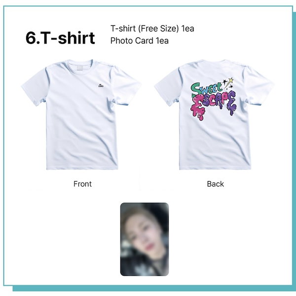 SHINee key Sweet Escape ボクシリ Tシャツ Qoo10] [公式] SHINee KEY Mr.
