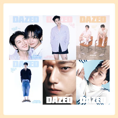 DAZED KOREA ミンギュ 4表紙まとめ売り Qoo10] (和訳付) 4種セット DAZED KO : KPOP
