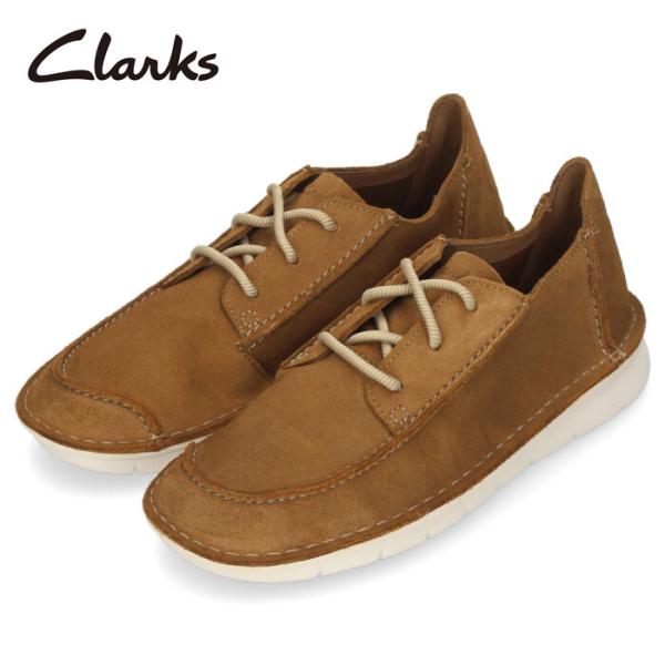 Clarks クラークス スニーカー メンズ 靴 カジュアルシューズ 627J TANS ダークタン スエード 茶色 ローカット 本革