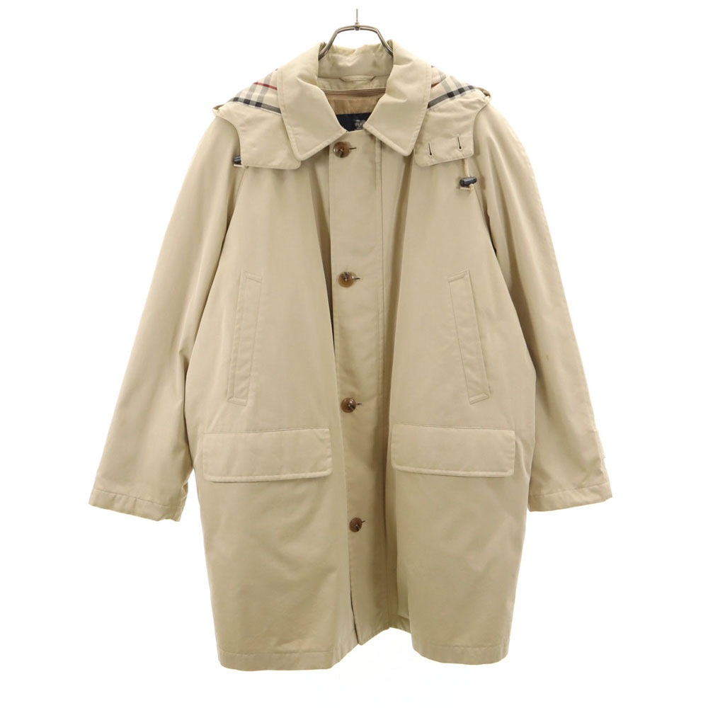 BURBERRY LONDON バーバリーロンドン 日本製 ステンカラーコート M ベージュ 三陽商会 メンズ バーバリーロンドン 三陽商会 日本製 ステンカラーコート M ベージュ