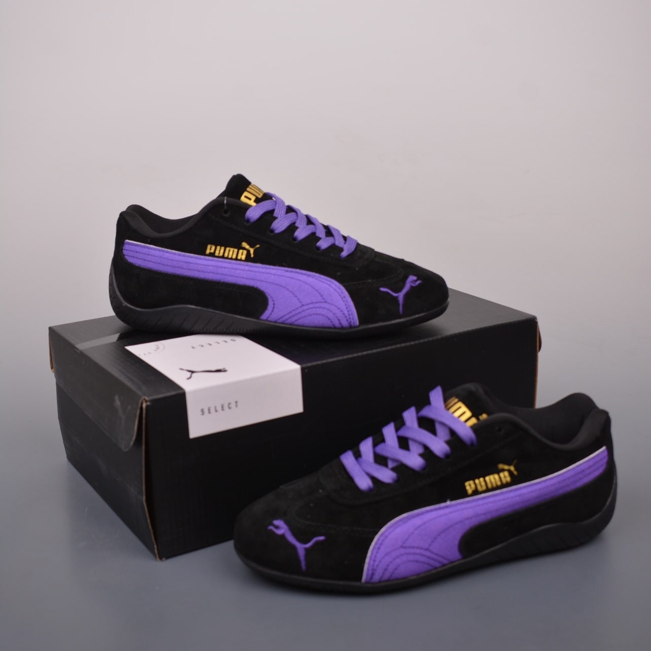 新品未使用 プーマ Bellta UT Leather パープル スニーカー 男女兼用 【並行輸入品】