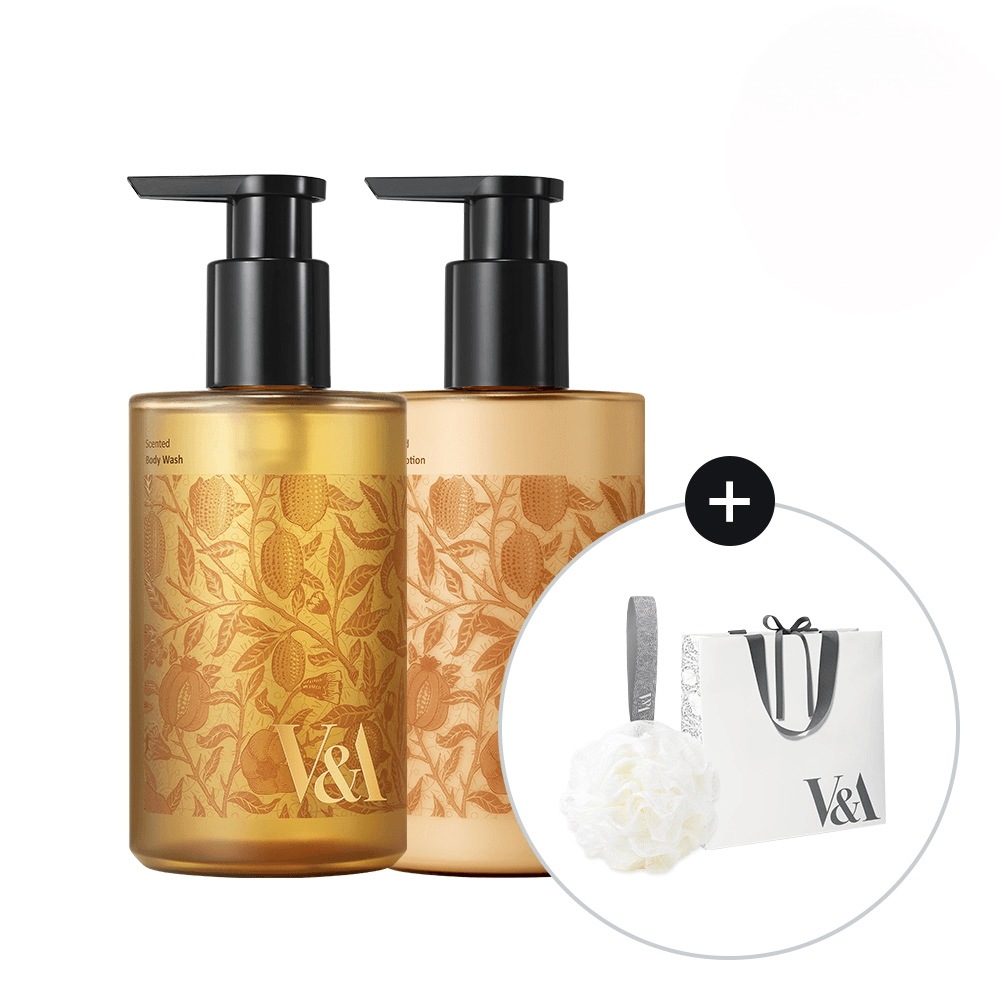 [V&Aビューティー]センテッド ボディケア ギフトセット[オランジェリー](ウォッシュ450mLローション450mL)