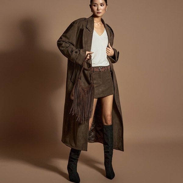 TP2230 トレンチコート スカート セットアップ