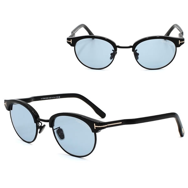 サングラス FT1120-D/S 01A 48 サングラス EYEWEAR アジアンフィット メンズ レディース ユニセックス ブラック ブルー