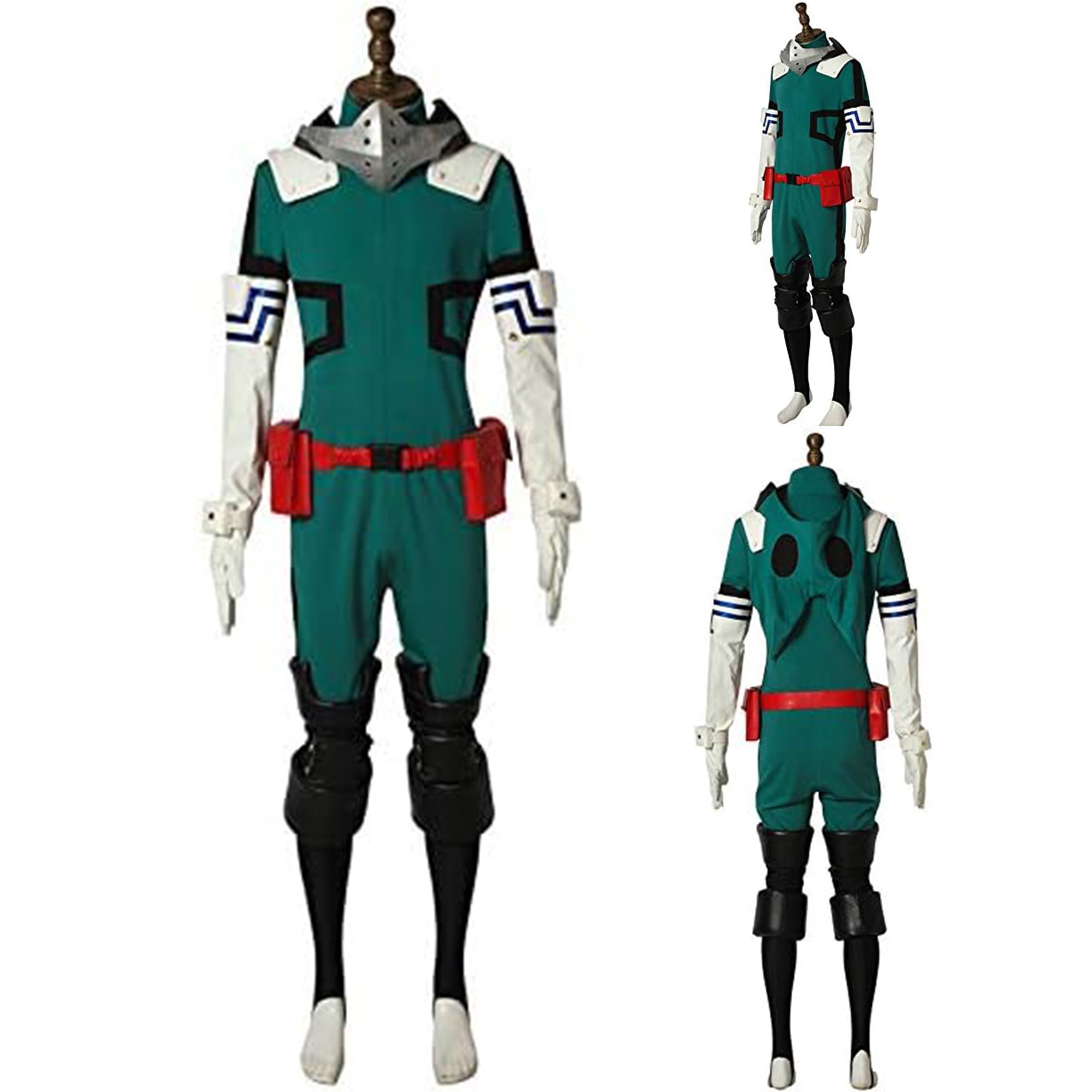 コスプレ衣装 僕のヒーローアカデミア ヒロアカ 緑谷出久 女体化 デク 仮装 戦闘服 学園祭 豪華版 男女兼用 コスプレ衣装 仮装 変装 ハロウィン クリスマス