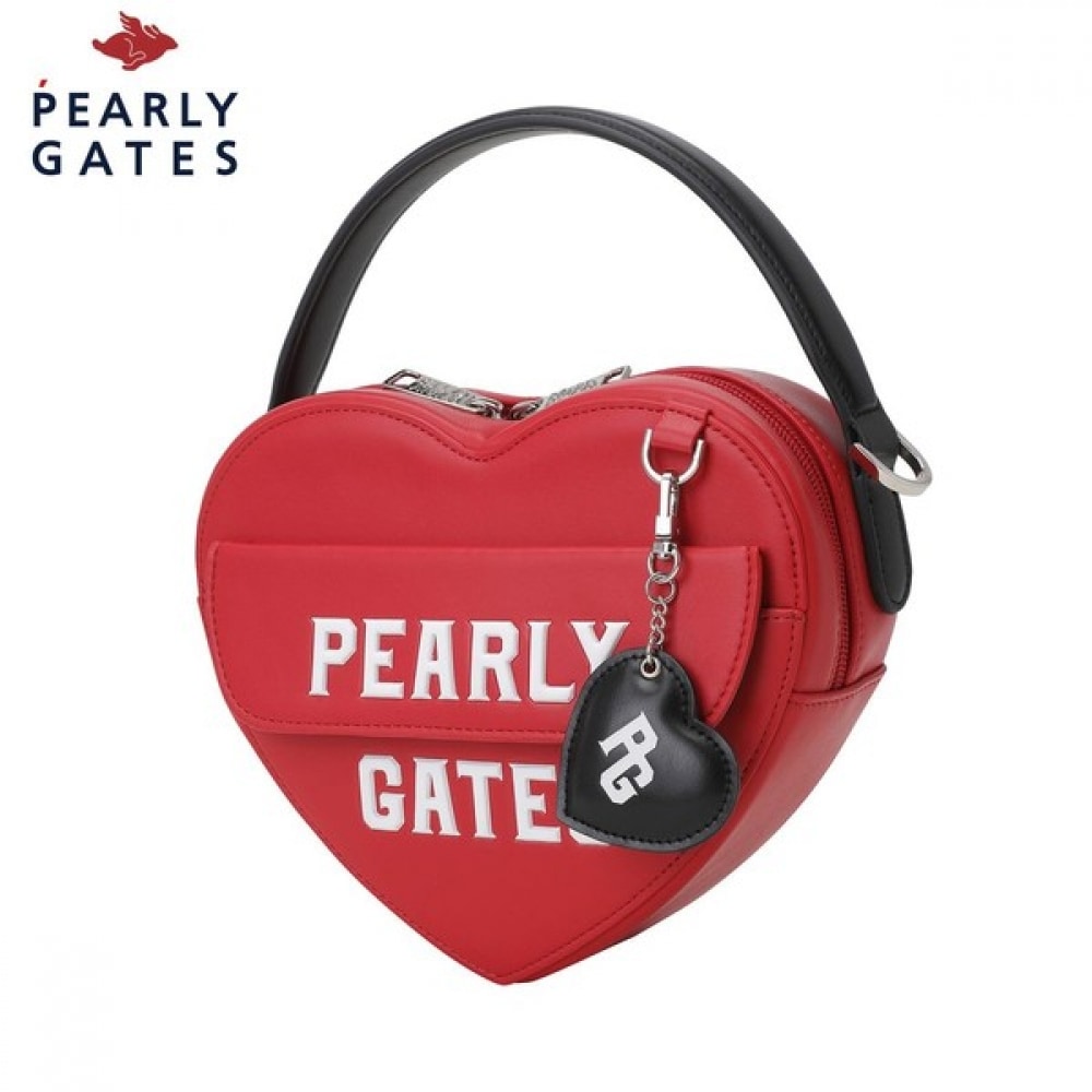 (Paris Gates) レディースエンボスロゴハートツーウェイバッグ&ハートキーリング