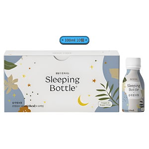 【正規品】スリーピングボトル 100ml 10個入り/睡眠 ドリンク 安らかな睡眠のための飲み物