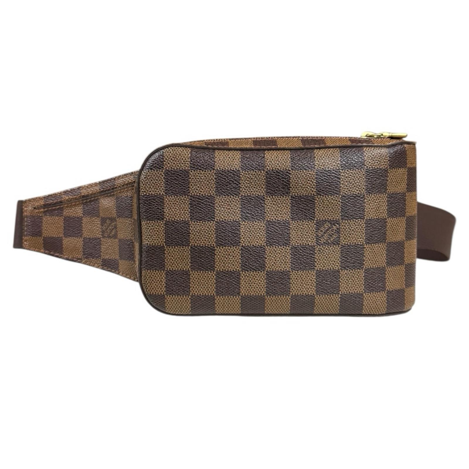 ルイヴィトン ジェロニモス ダミエ ボディバッグ ダミエキャンバス N51994 ブラウン LOUIS VUITTON 中古