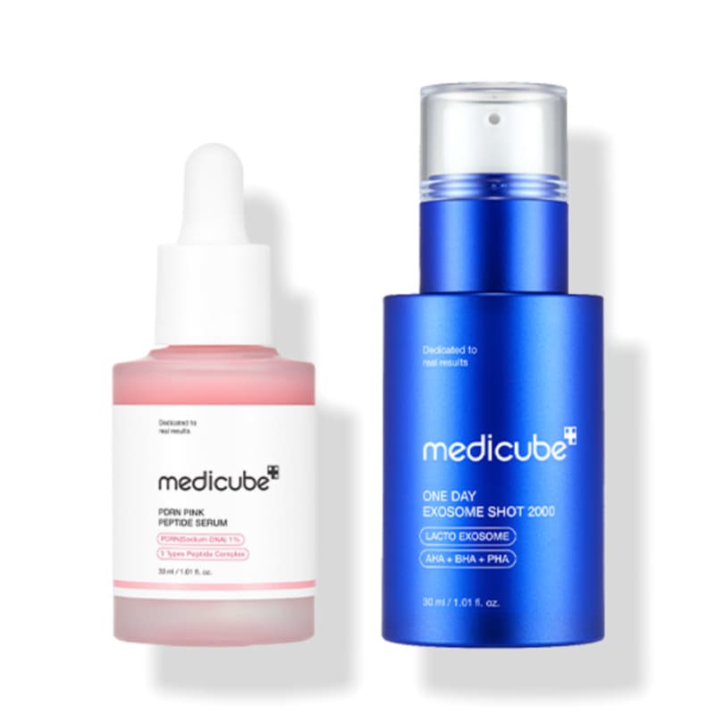 ブースター企画セット ゼロワンデイエクソソームショット毛穴アンプル2000 30ml + サーモンPDRNピンクアンプル30ml