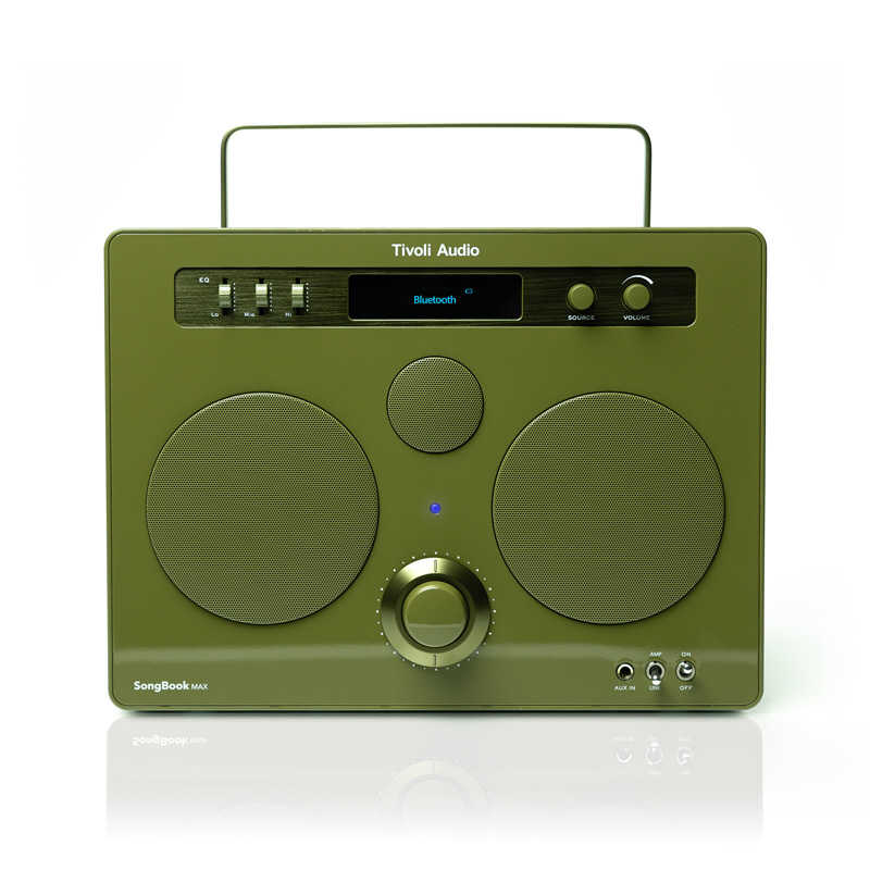 TIVOLIAUDIO　SongBook MAX プレミアム Bluetoothサウンド/ ワイドFM/ DAB＋/ 楽器用アンプ ［Bluetooth対応］ Green　SBM-0642-JP