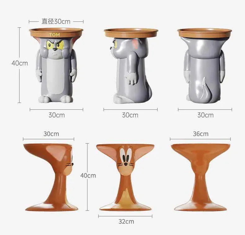 5種類トムとジェリー テーブル サイドテーブル 椅子 タペストリー インテリア雑貨 誕生日 プレゼント テーブルアクセサリー