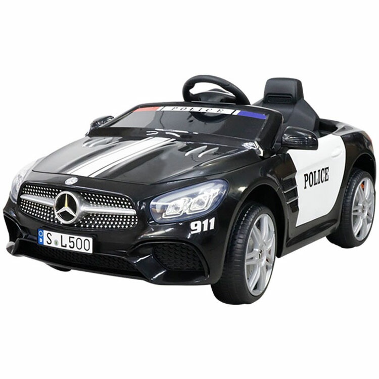 乗り物 おもちゃ 屋内用 電動乗用カー 子供用　乗れる　ラジコン　プレゼント　誕生日　クリスマス メルセデスベンツパトカー S301 SIS (代引不可)(TD)