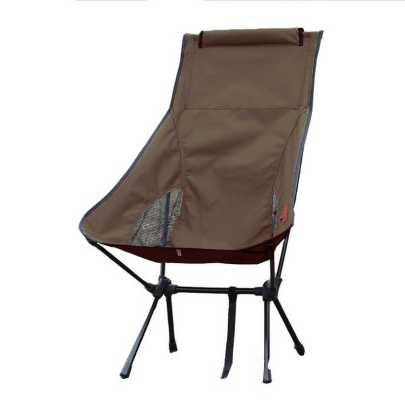 SMORE　Alumi High-back Chair アルミ ハイバック チェア(約56×65×85cm/チョコレート) SMOFT002HBCaFbrw　SMOFT002HBCaFbrw