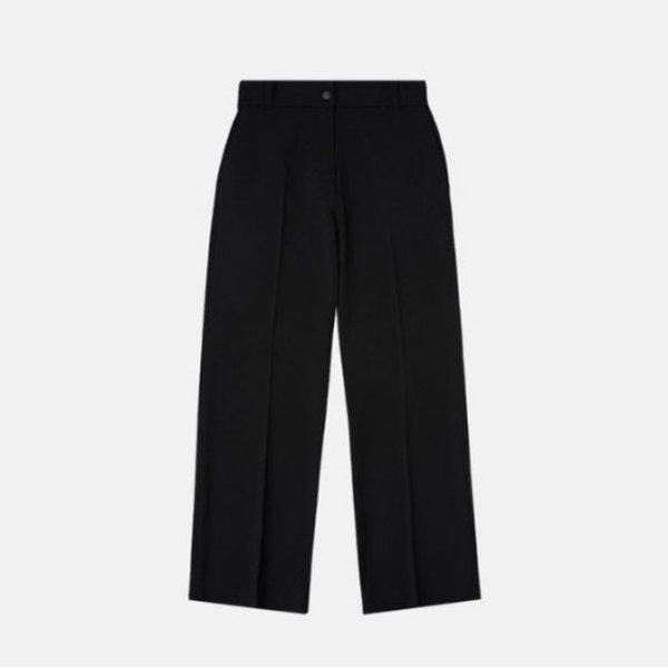パンツ LQC W243002GPT96-BLK 女性 ストレートフィット ウーブンパンツ
