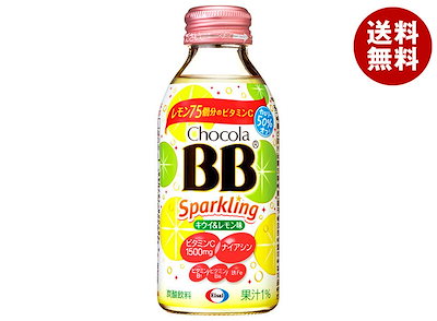 他サイト： エーザイ チョコラBB スパークリング キウイ&レモン味 140ml瓶＊24本入の商品画像
