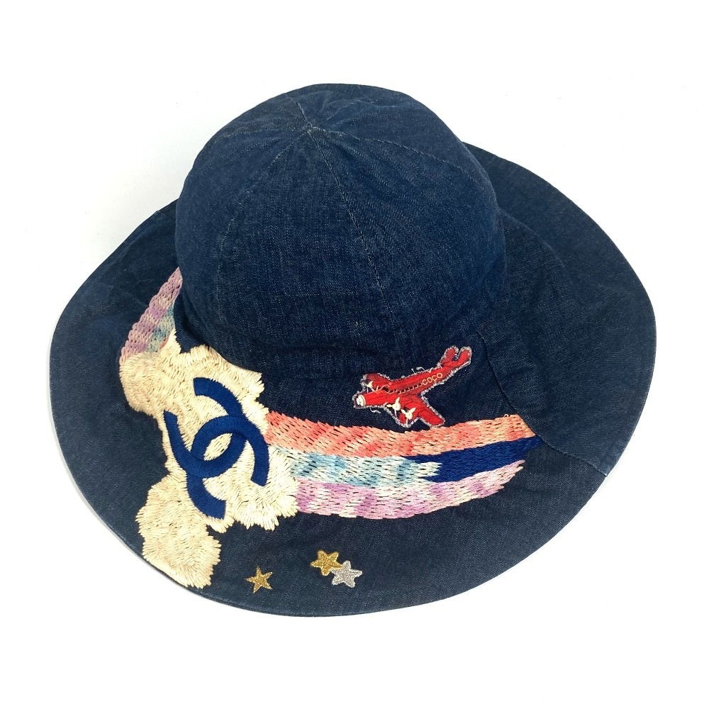 ハット 夜間飛行 デニム ハット帽 帽子 バケットハット ボブハット コットン ブルー