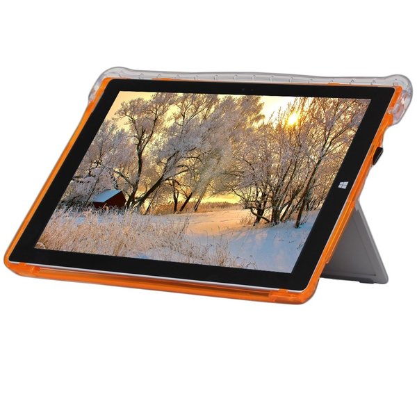 mCover iPearl シリーズ マイクロソフト Surface Pro 4 / 3（12.3インチ）対応 ハード シェル ケース サーフェスオレンジ