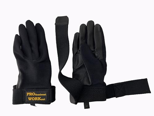 トレーニンググローブ リストラップ付き フルフィンガーグローブ Mサイズ 筋トレ メンズ レディース ユニセックス