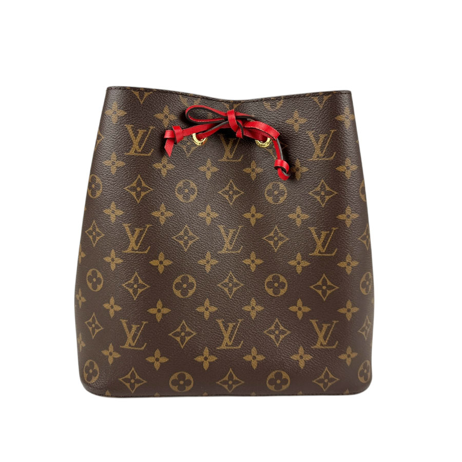 ルイ ヴィトン LOUIS VUITTON ショルダーバッグ モノグラム ネオノエMM モノグラムキャンバス ブラウン/レッド ゴールド レディース M44021 z5041 198,000円