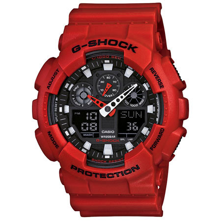 カシオ 【国内正規品】G-SHOCK（ジーショック） クオーツ　メンズタイプ GA-100B-4AJF