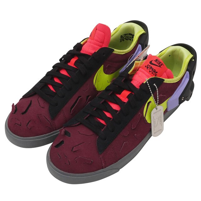 ナイキ NIKE x アクロニウム ACRONYM BLAZER LOW ブレザー NIGHT MAROON/LEMON VENOM-BLACK DN2067-600 291-0
