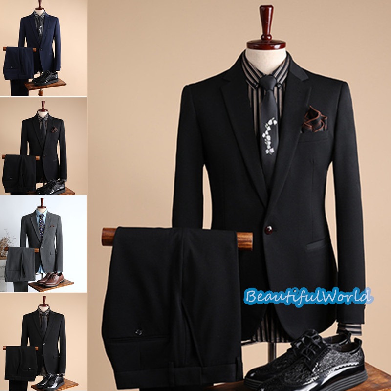 スーツ メンズ ビジネススーツ 2ピーススーツ スーツセットアップ カジュアルスーツ無地フォーマルスーツ 洗える 紳士服 通勤 結婚式X34