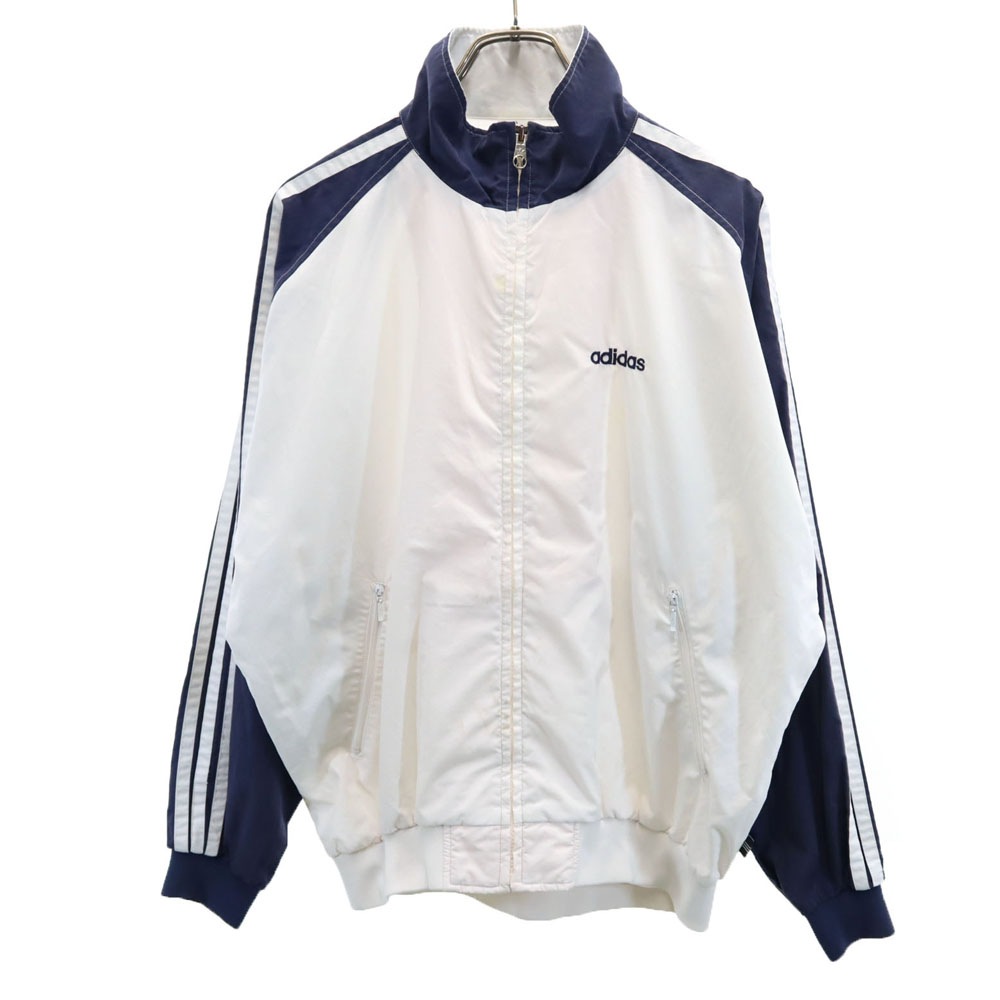 80s 日本製 デサント製 ヴィンテージ ブルゾン L ホワイト ジャケット メンズ