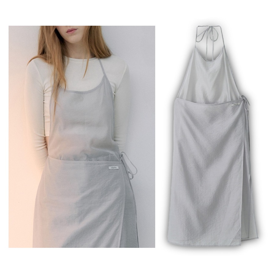 HALTER NECK LAYERED ONEPIECE