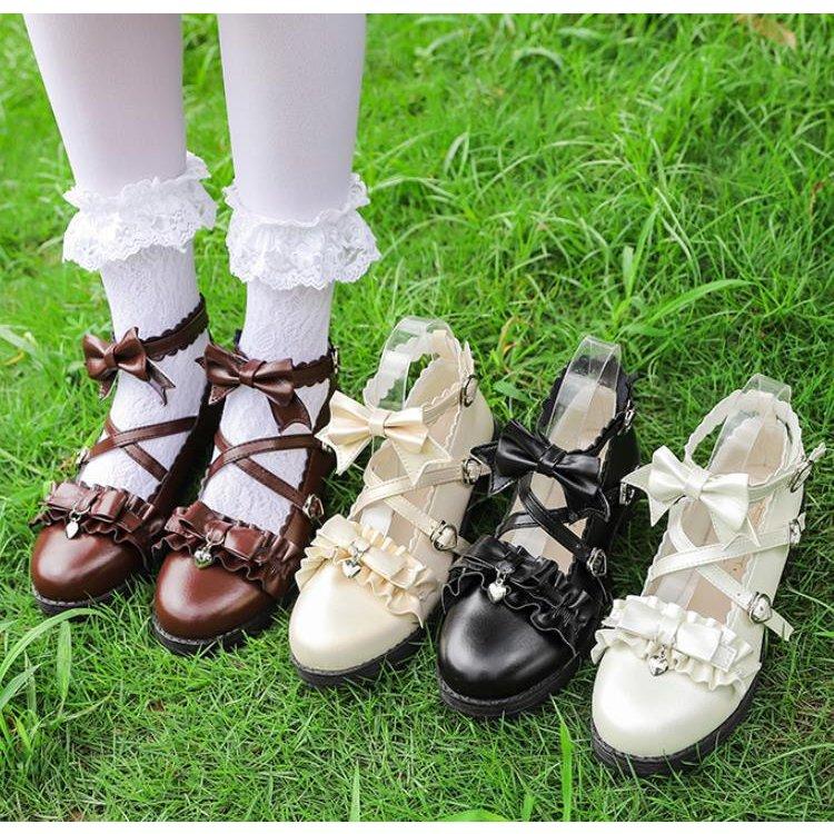 変装靴ロリータシューズレディーススロリータファッション