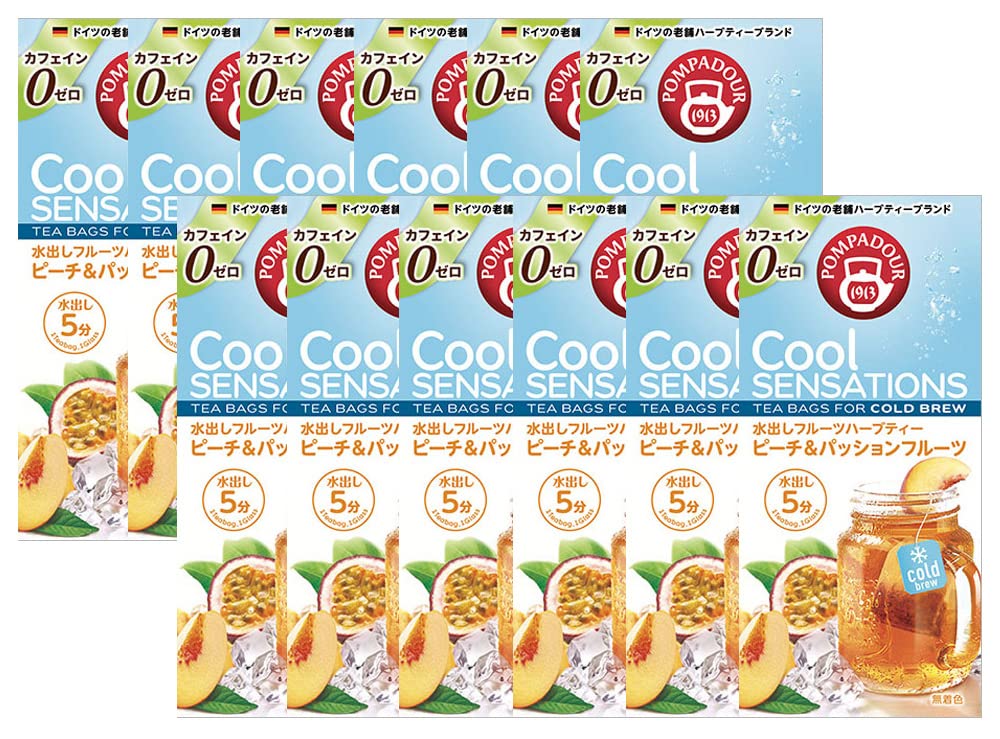 クールセンセーション ピーチ&パッションフルーツ 20g (2.5gx8)×12個（1ケース）