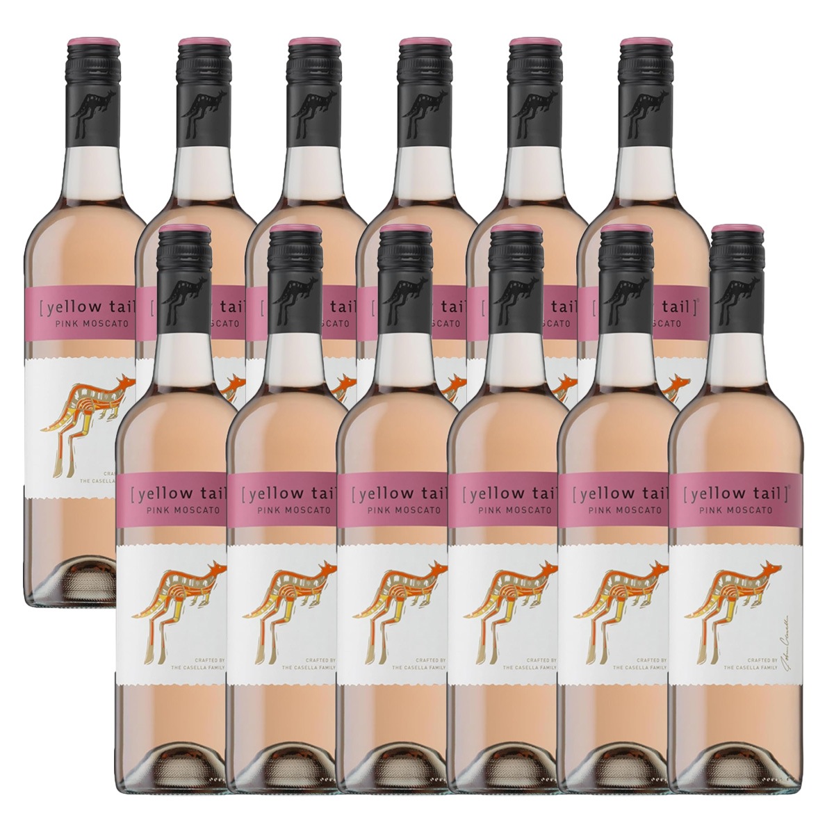 イエローテイル ピンクモスカート 750ml×12本