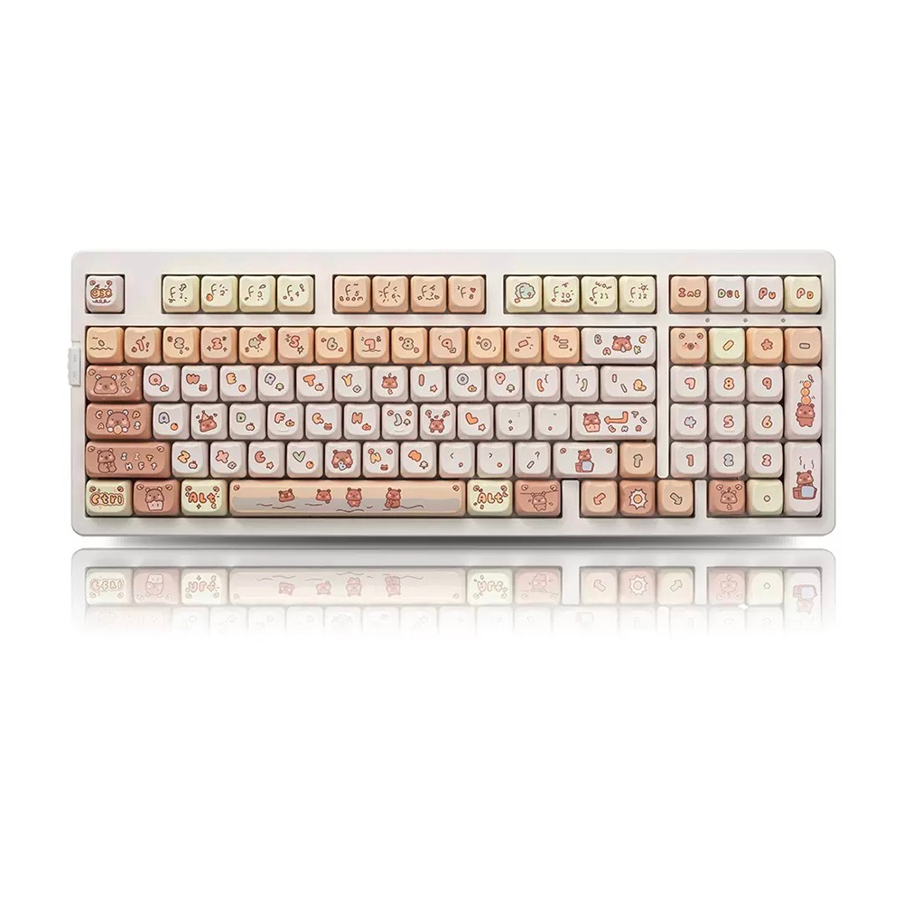 カピバラ キーキャップ MAO 透明キーキャップ PBT 猫キーキャップ カスタムポイント
